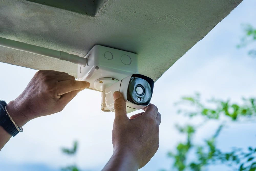 Old CCTV system replaced and upgraded to HD cameras in Coimbatore